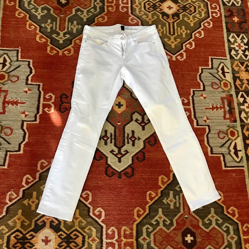 White jeans
